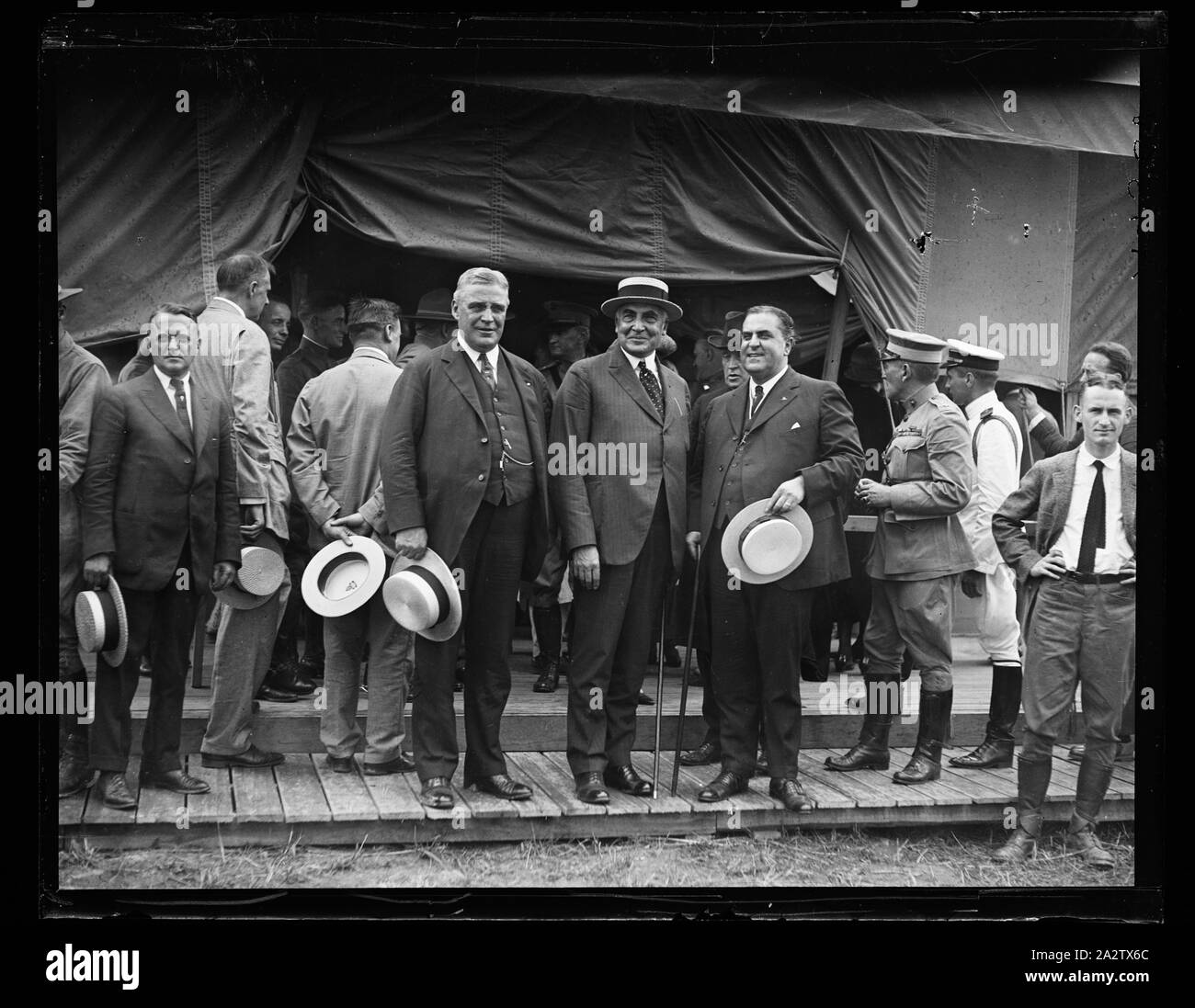 Reenactment of Pickett's Charge at the battle of Gettysburg in Pennsylvania. William Sproul