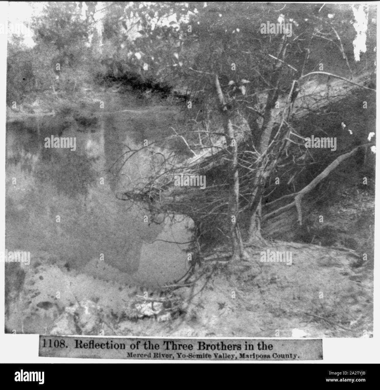 Water surface river reflection Black and White Stock Photos & Images ...