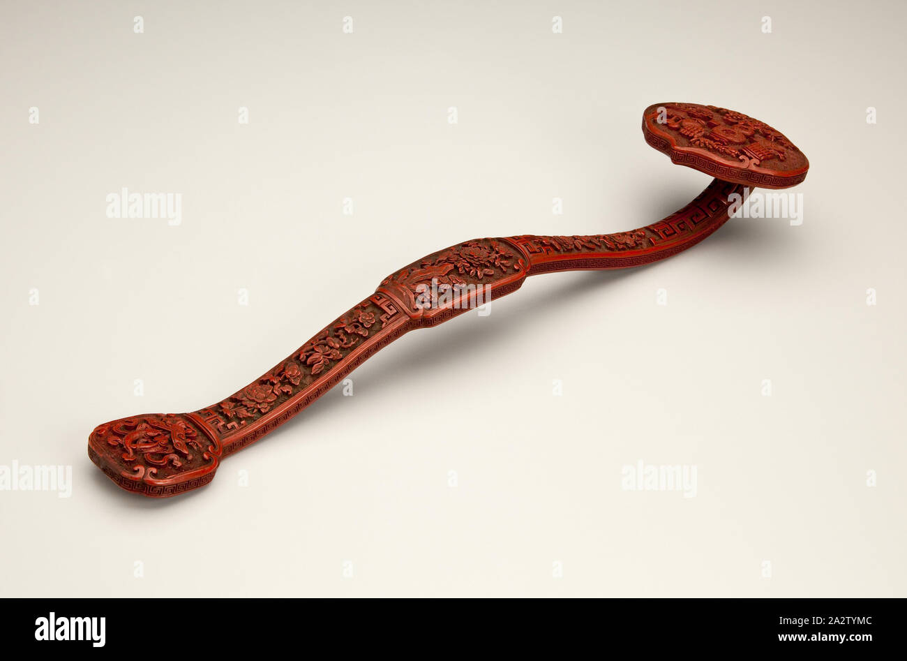 ruyi scepter with fabric base, Qing dynasty, Qing dynasty, 1700s ...