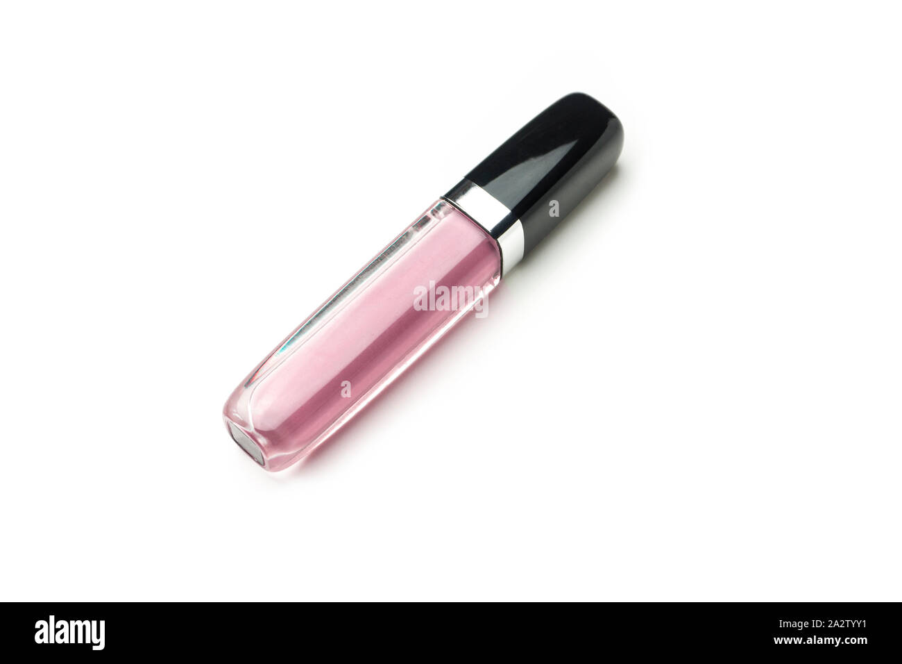 lip gloss on white background Stock Photo