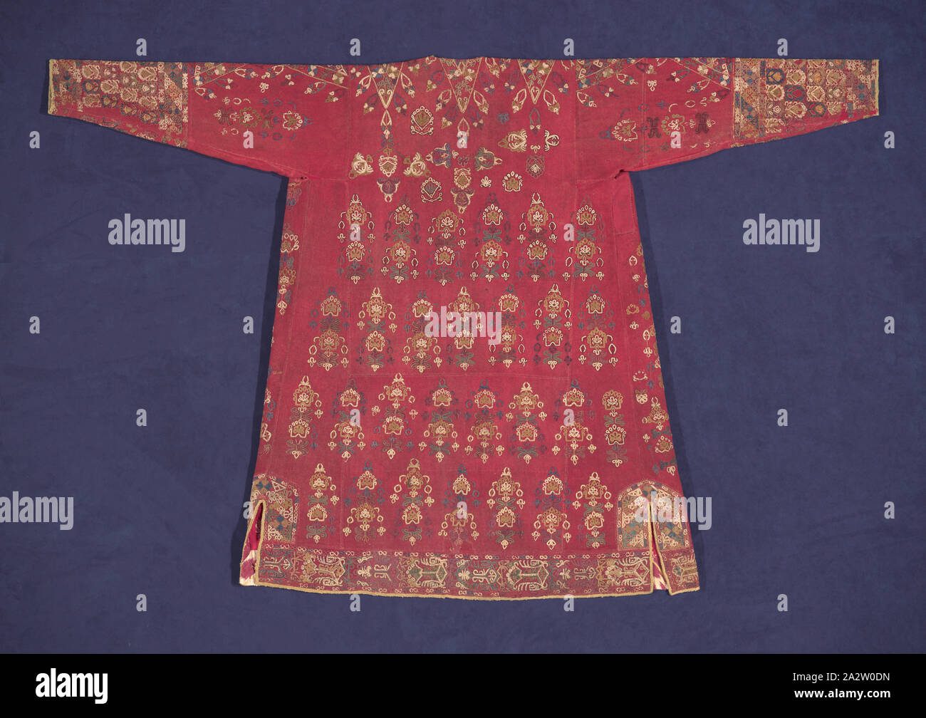 woman's bridal coat, Chodor people, mid-19th century, wool embroidered ...