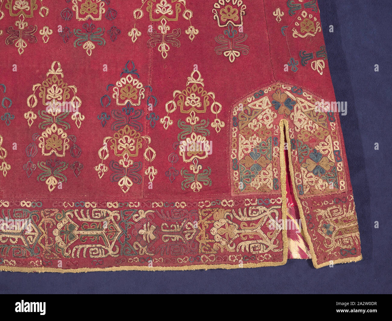 woman's bridal coat, Chodor people, mid-19th century, wool embroidered ...