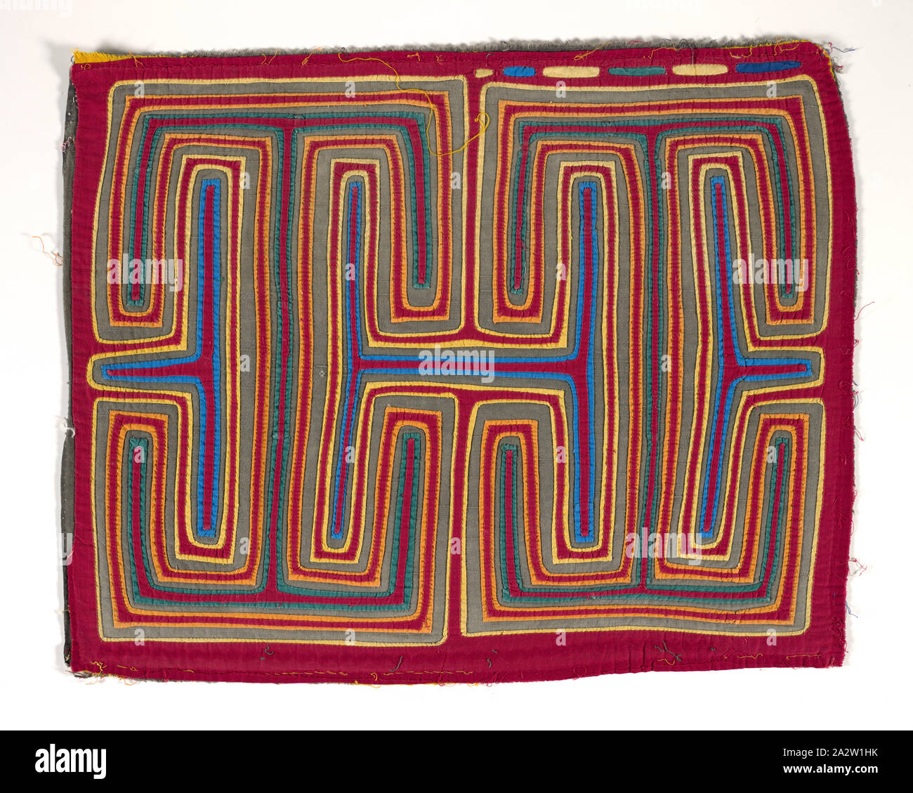 shirt panel (mola), Kuna people, about 1950s, appliqued cotton, 16-3/4 x 20-7/8 in., Textile and Fashion Arts Stock Photo
