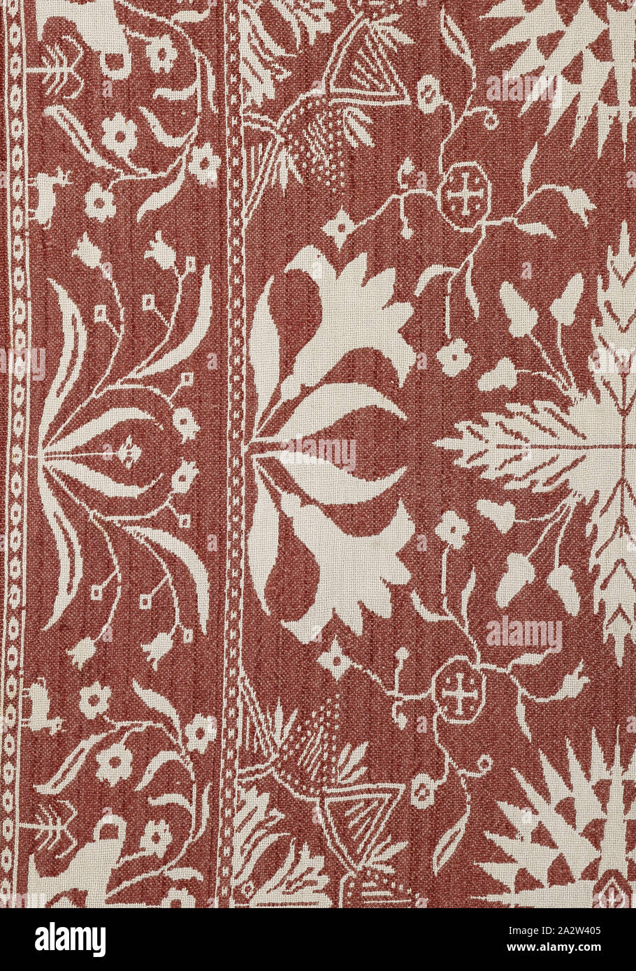 bed cover (Jacquard coverlet), William Craig Jr. (American, 1824-1897 ...