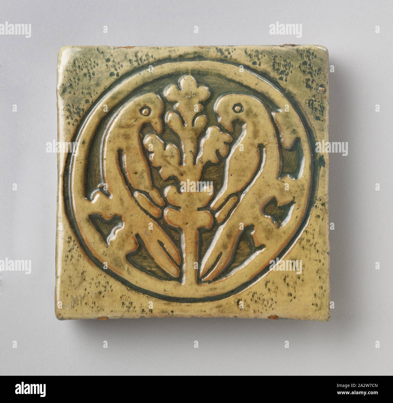 tile, Moravian Pottery and Tile Works, Manufacturer (American), made ...
