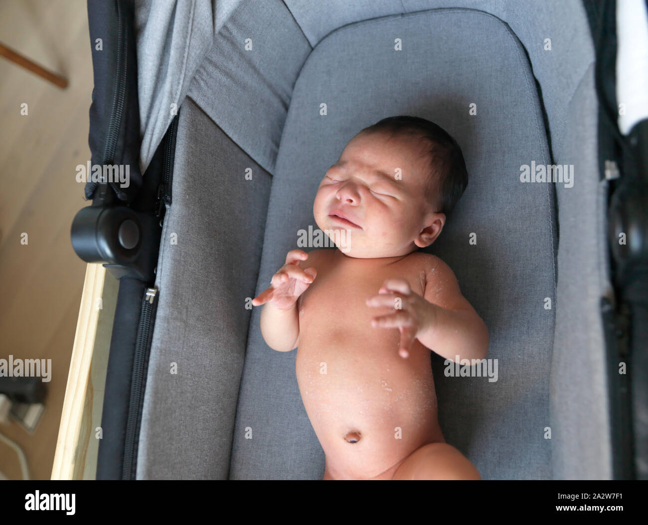 2 week old baby in Stock Photo Alamy