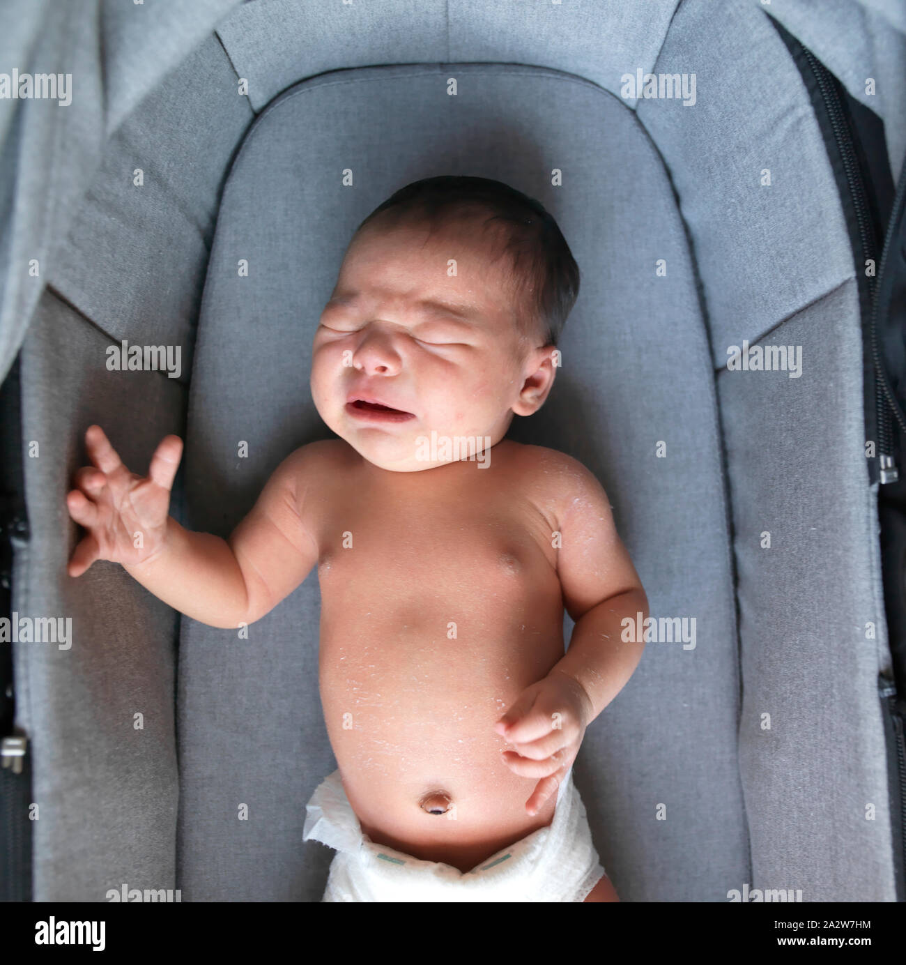 2 week old baby in Stock Photo Alamy