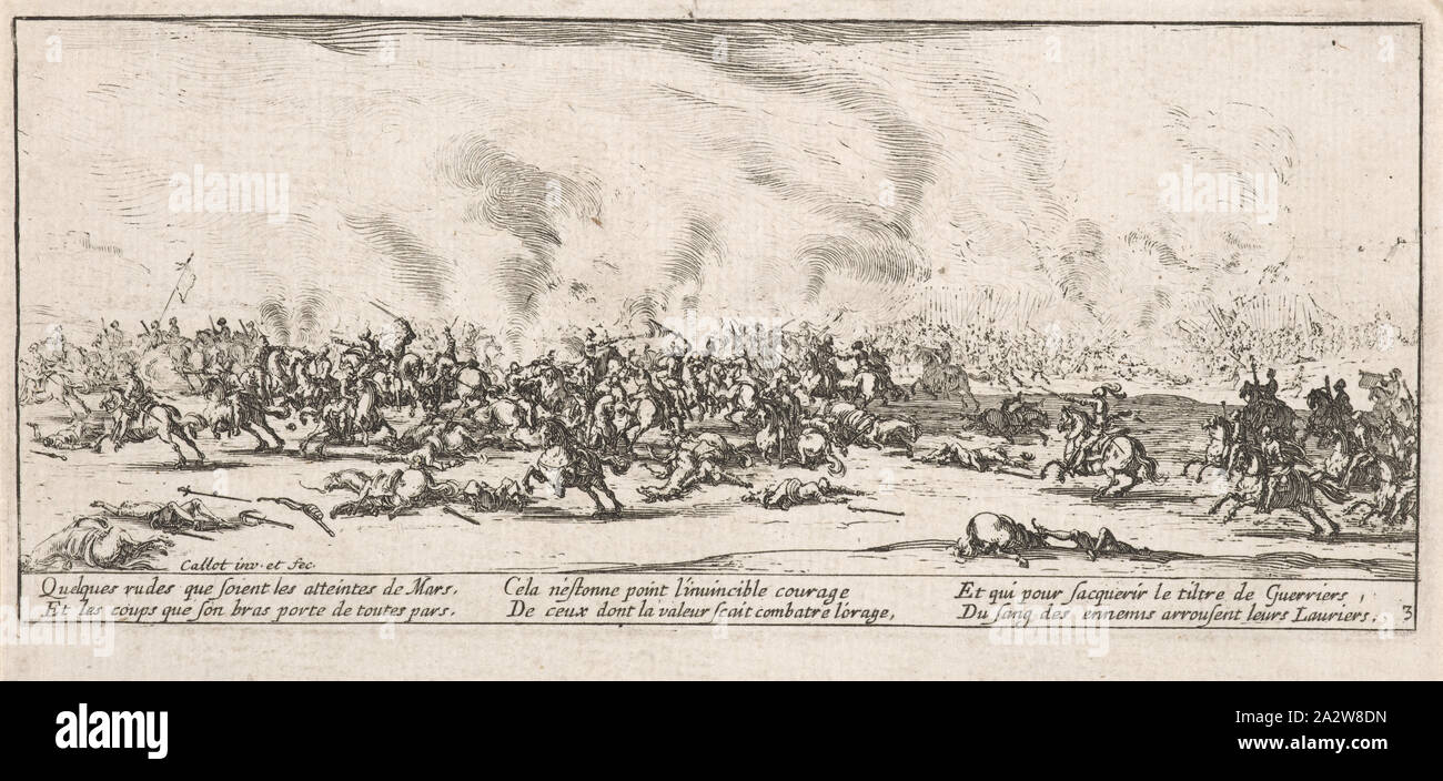 La Bataille (The Battle), Jacques Callot (French, 15921635), 1633