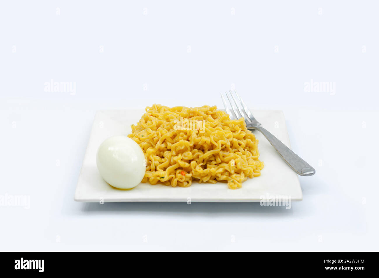 Popular instant food brand of stirfried noodles in the Philippines. A trendy instant cooking