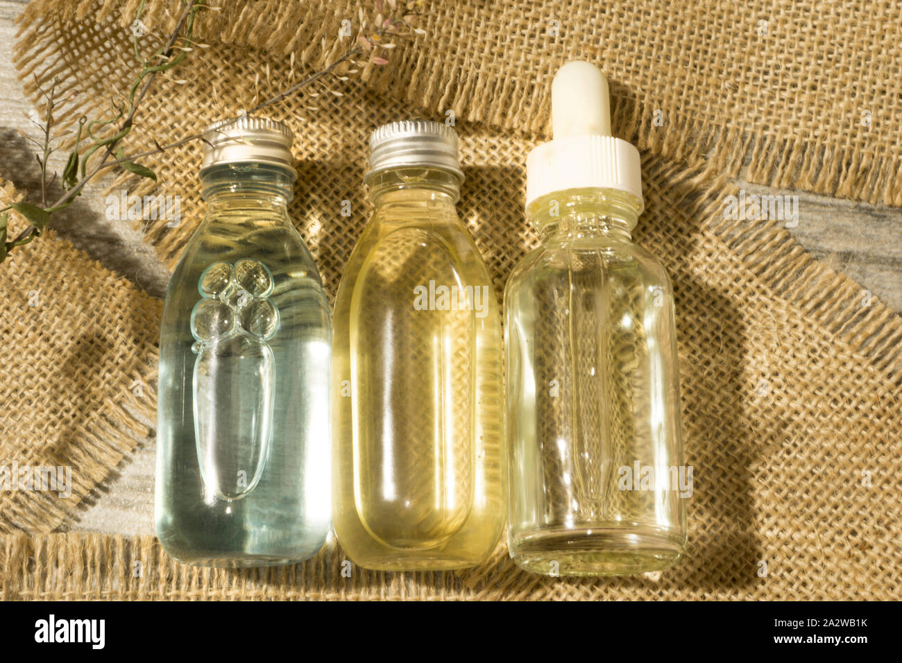 moisturizer and oil body care Stock Photo Alamy