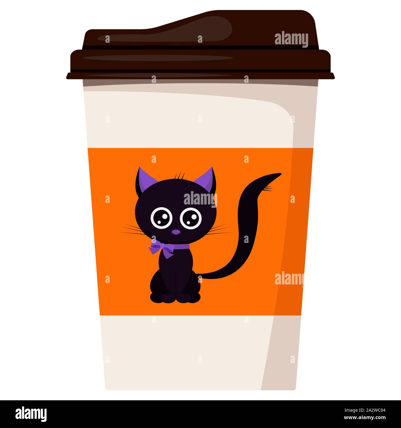 Cup cat Stock Vector Images - Alamy