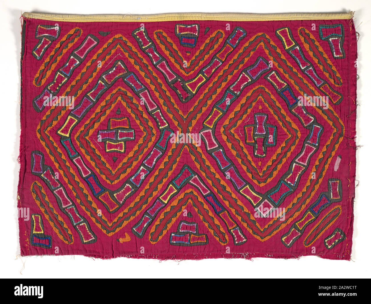 shirt panel (mola), Kuna people, about 1950s, appliqued cotton, 17-1/4 x 23-5/8 in., Textile and Fashion Arts Stock Photo