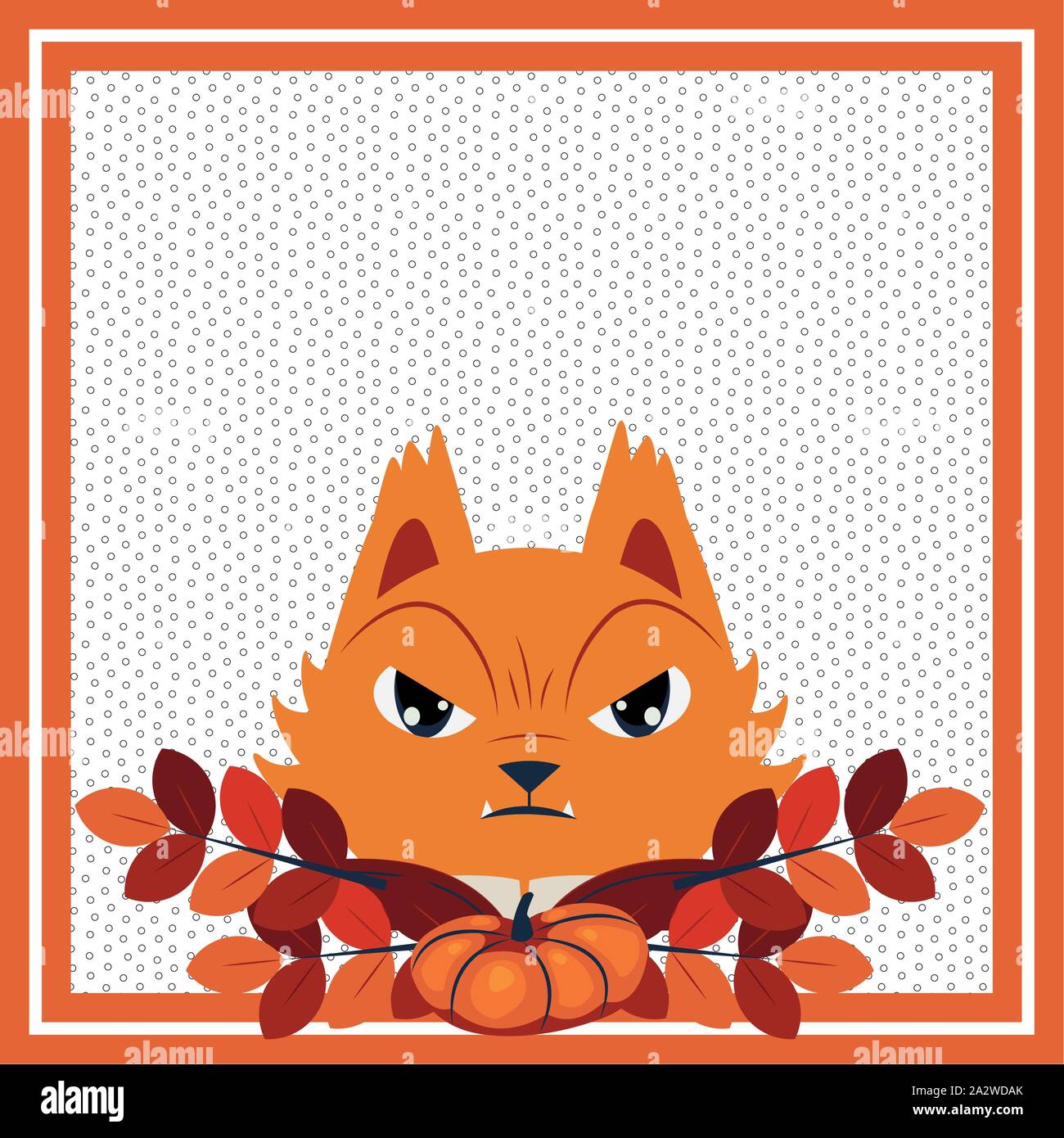halloween cat head disguised character Stock Vector Image & Art Alamy