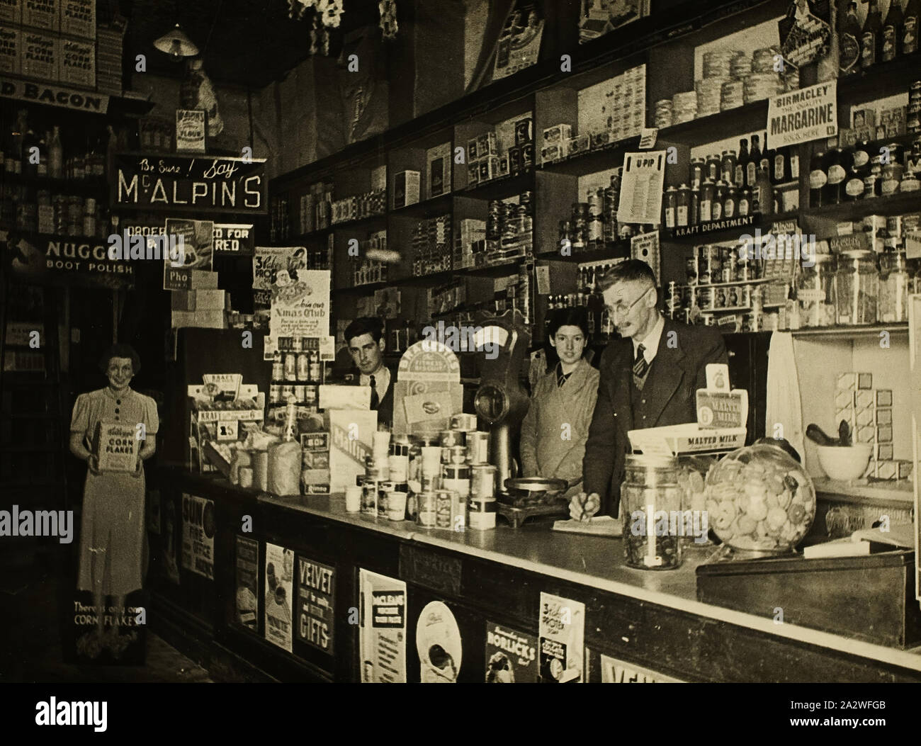 Digital Photograph Feeney's Corner Store, Brunswick West, circa 1937