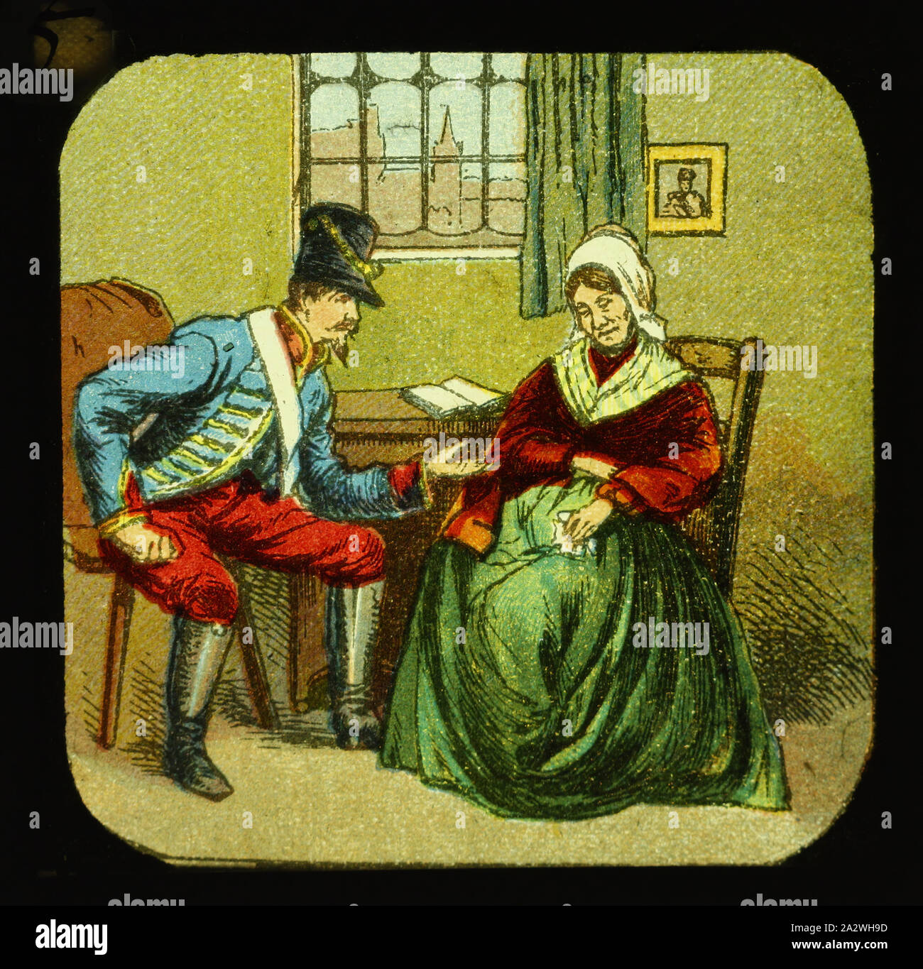 Lantern Slide 'Bingen on the Rhine', No.5, circa 18501880, Number 5