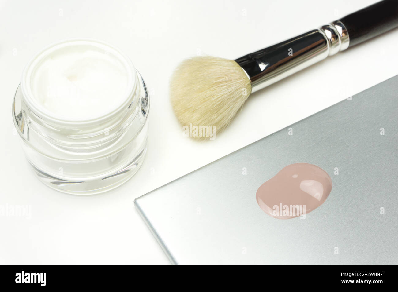 foundation and face powder Stock Photo Alamy