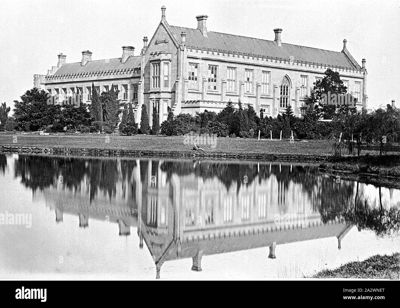 Negative University of Melbourne, Victoria, circa 1880, Melbourne
