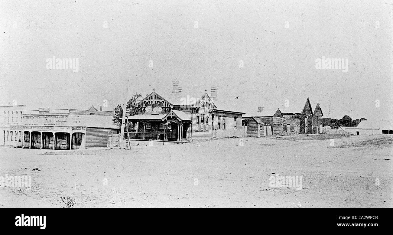 Negative Gordon, Victoria, pre 1913, Maher's Hotel, Kohn Saddler, the
