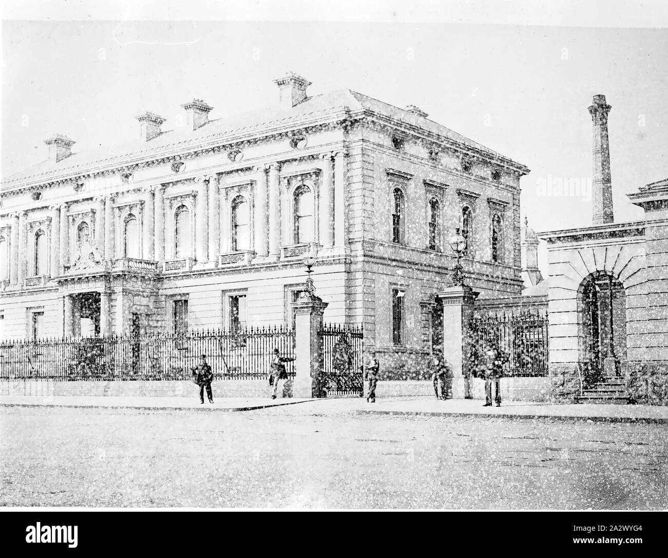 Negative - Melbourne, Victoria, circa 1885, The Royal Mint Stock Photo