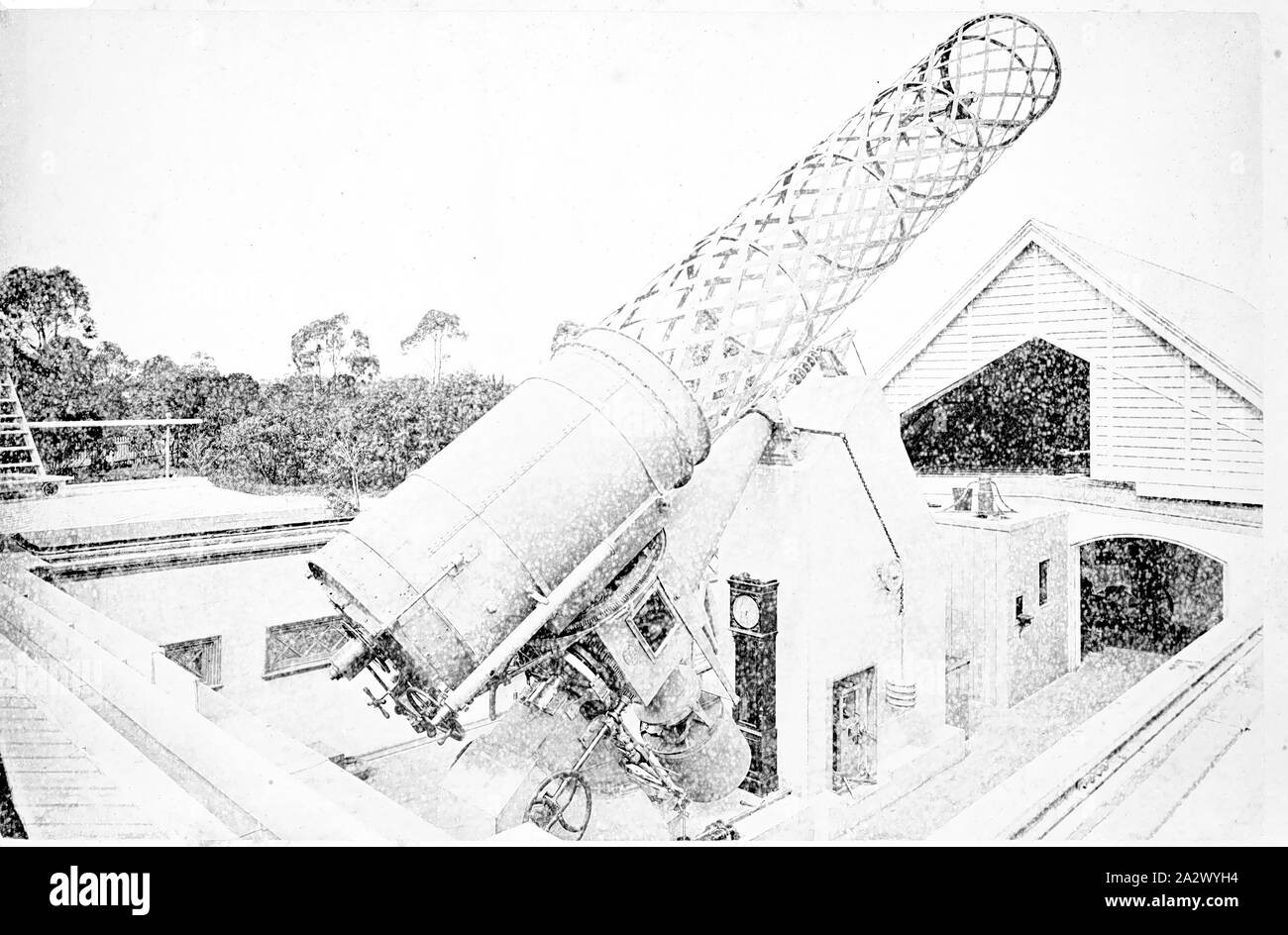 Negative The Great Melbourne Telescope, Melbourne Observatory, South
