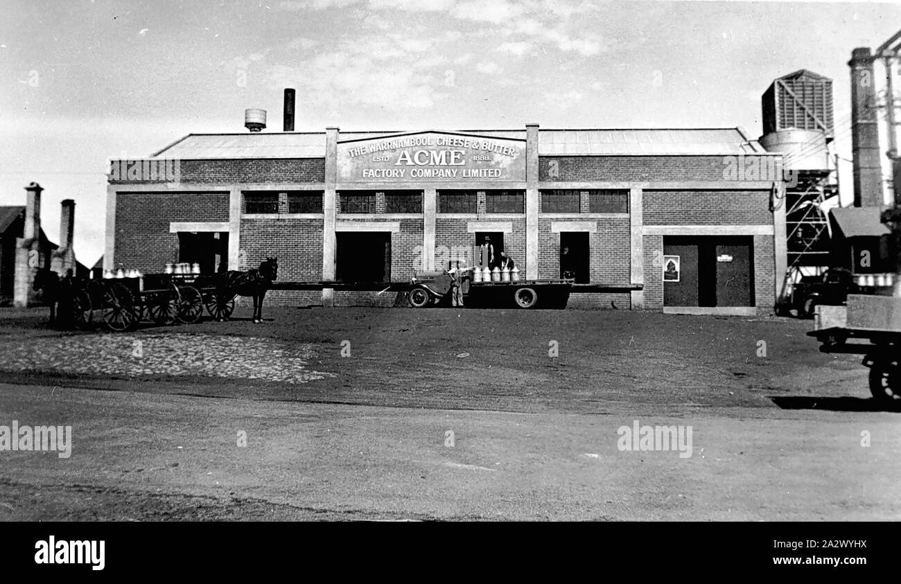 Negative Allansford, Victoria, 1935, The Acme Company Ltd butter and