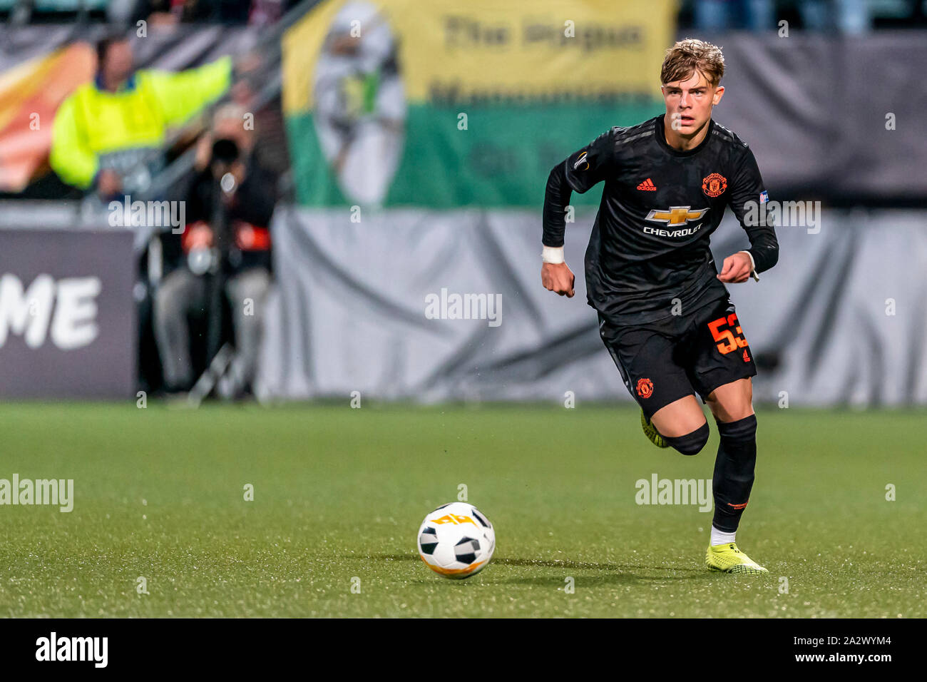 Den Haag Netherlands 03rd Oct 2019 Football Cars Jeans Stadium Europa League Season 2019 2020 Manchester