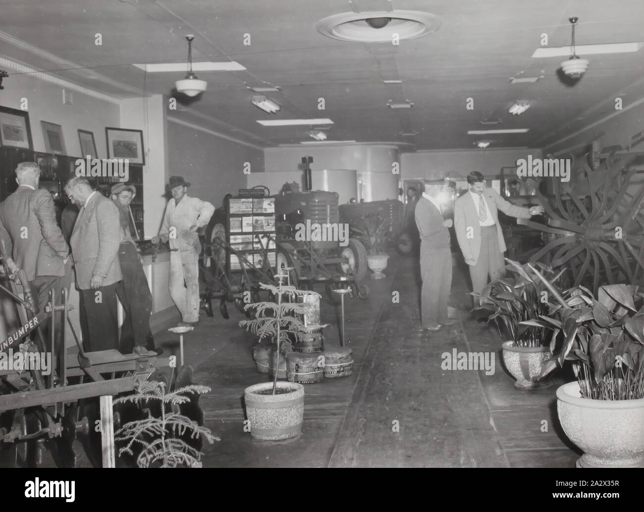 Photograph H V Mckay Massey Harris Louez Bros Agency Griffith New South Wales 1953 Black And White