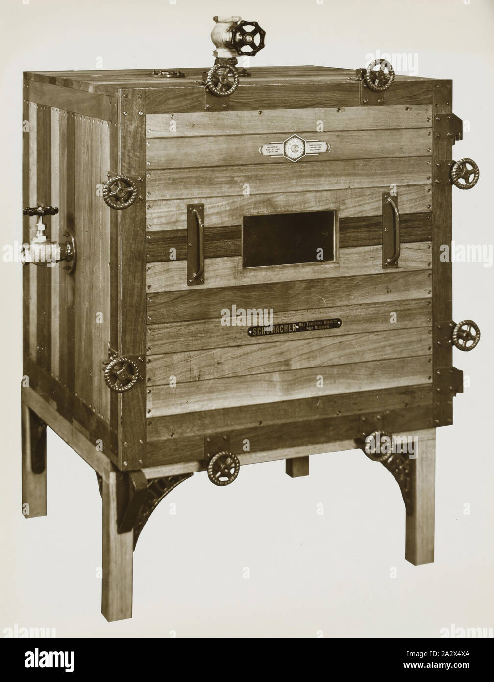 Photograph Schumacher Mill Furnishing Works Cubic Meter Stand