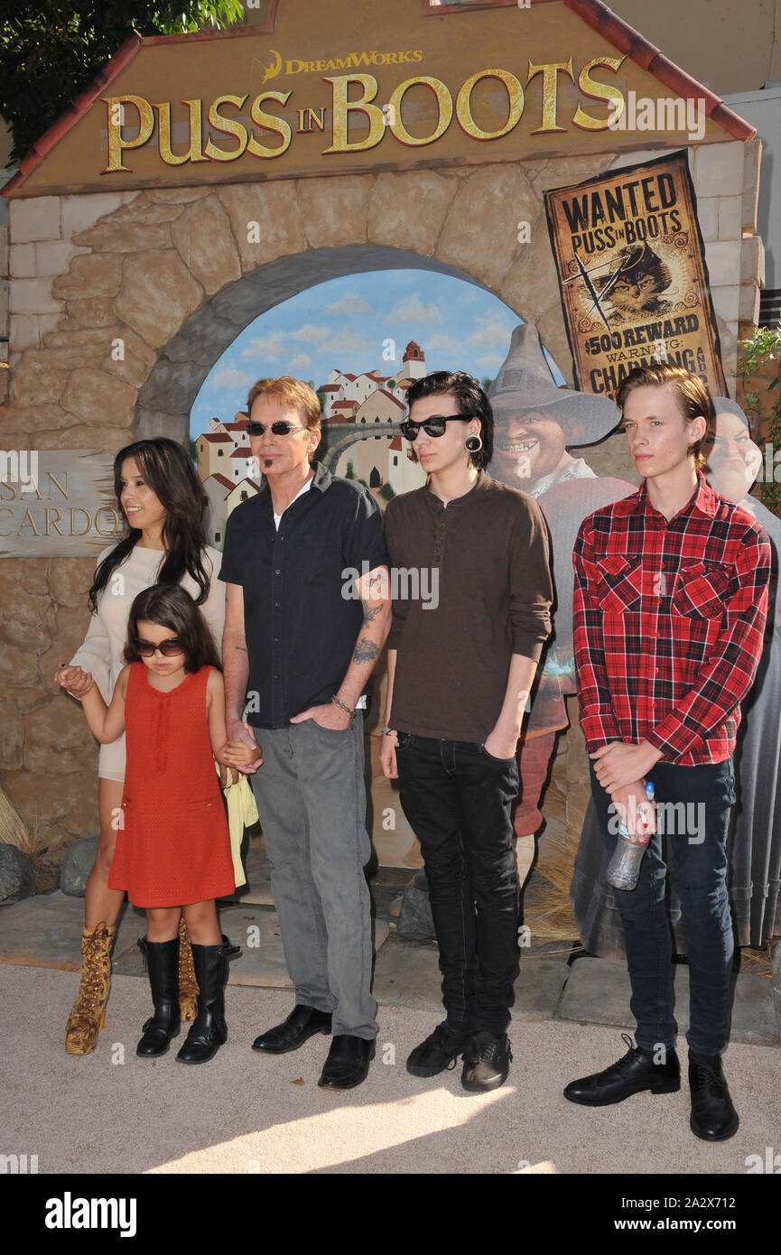 LOS ANGELES, CA. October 23, 2011: Billy Bob Thornton & family at the ...