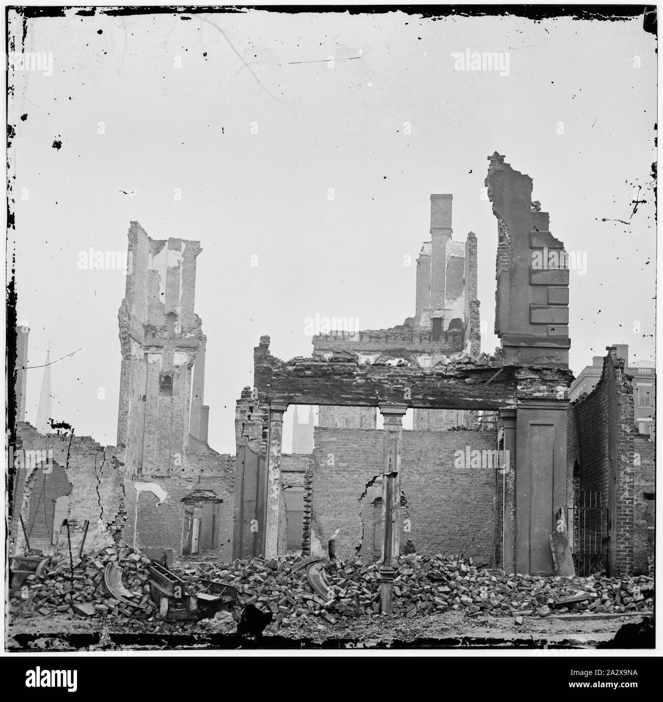 Richmond, Virginia. View of burned district; Richmond, Virginia. View