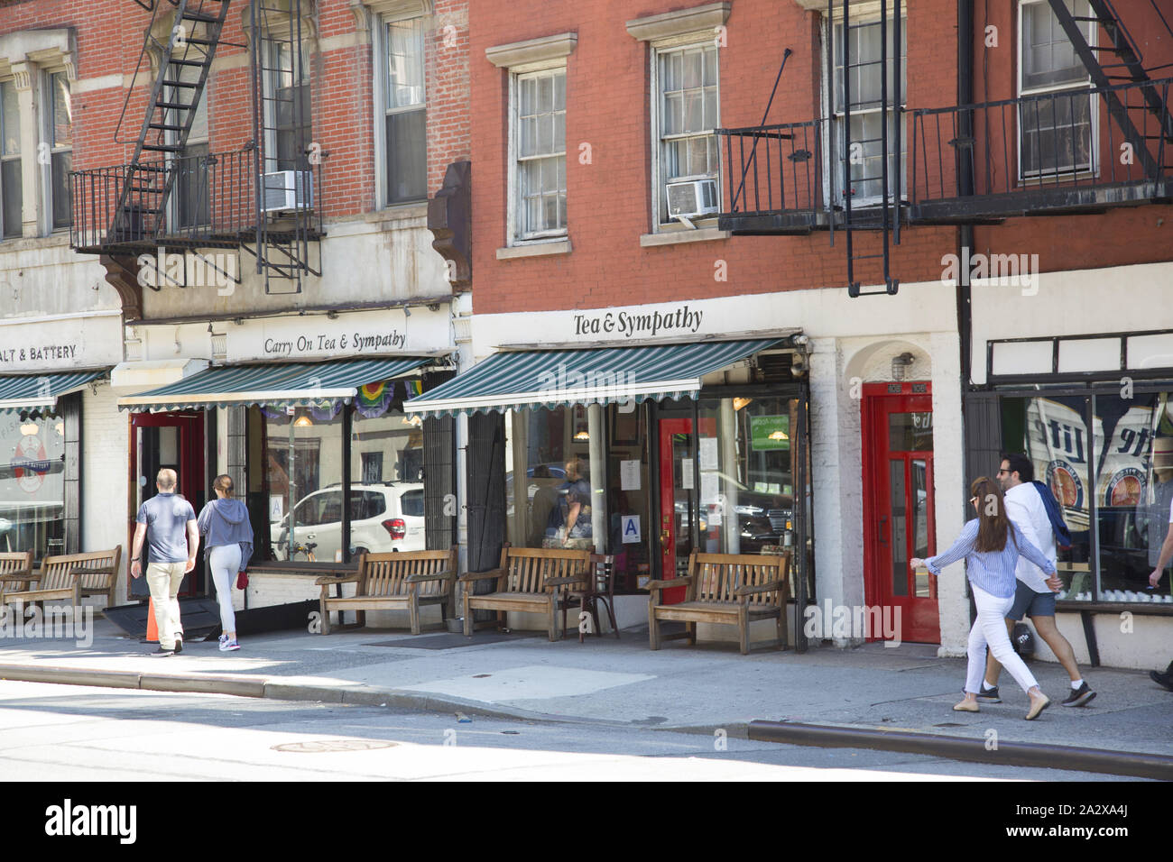 Tea and Sympathy along Greenwich Street in Greenwich Village, New York