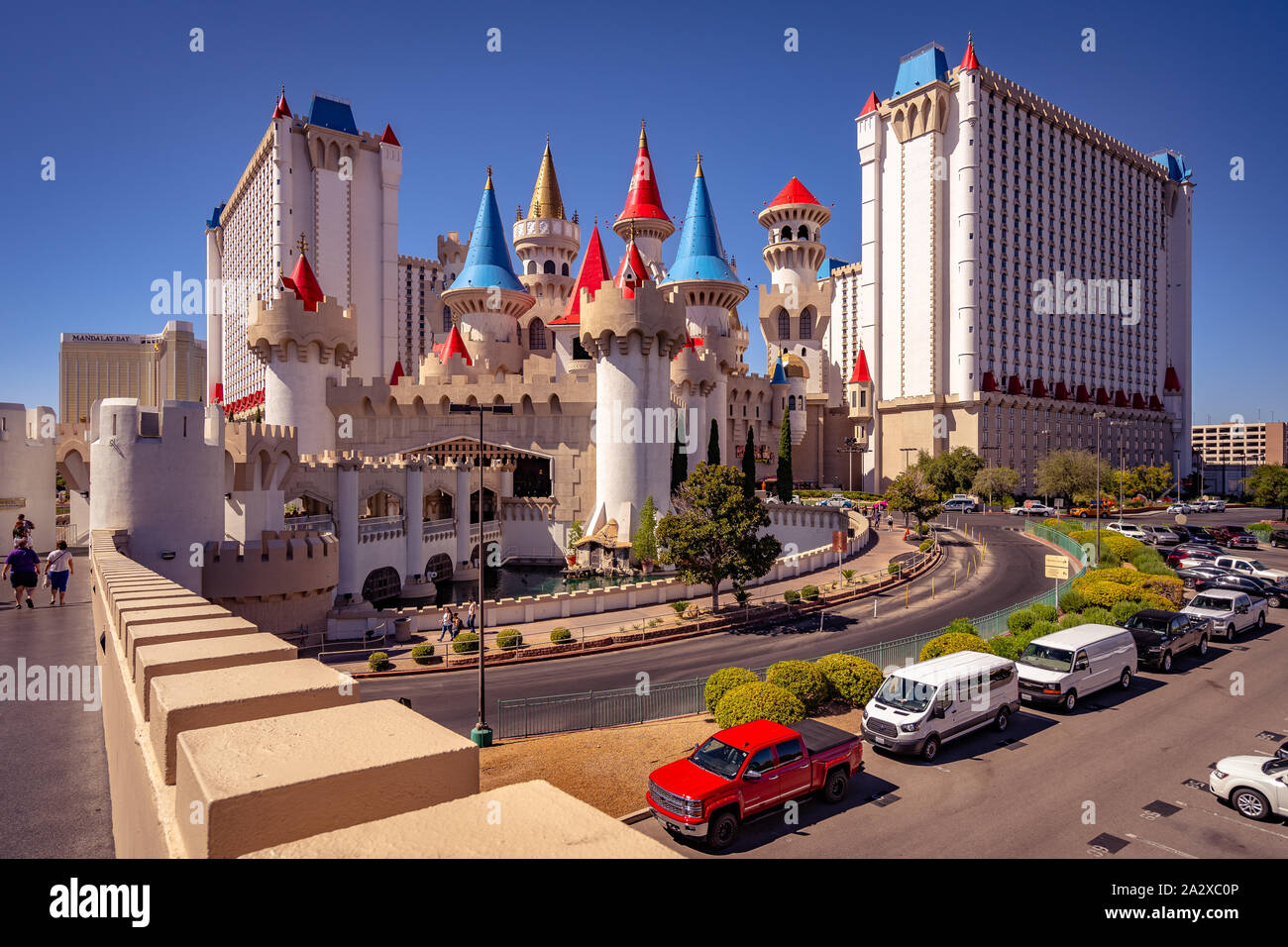 Las Vegas, Nevada, USA - Excalibur casino Stock Photo