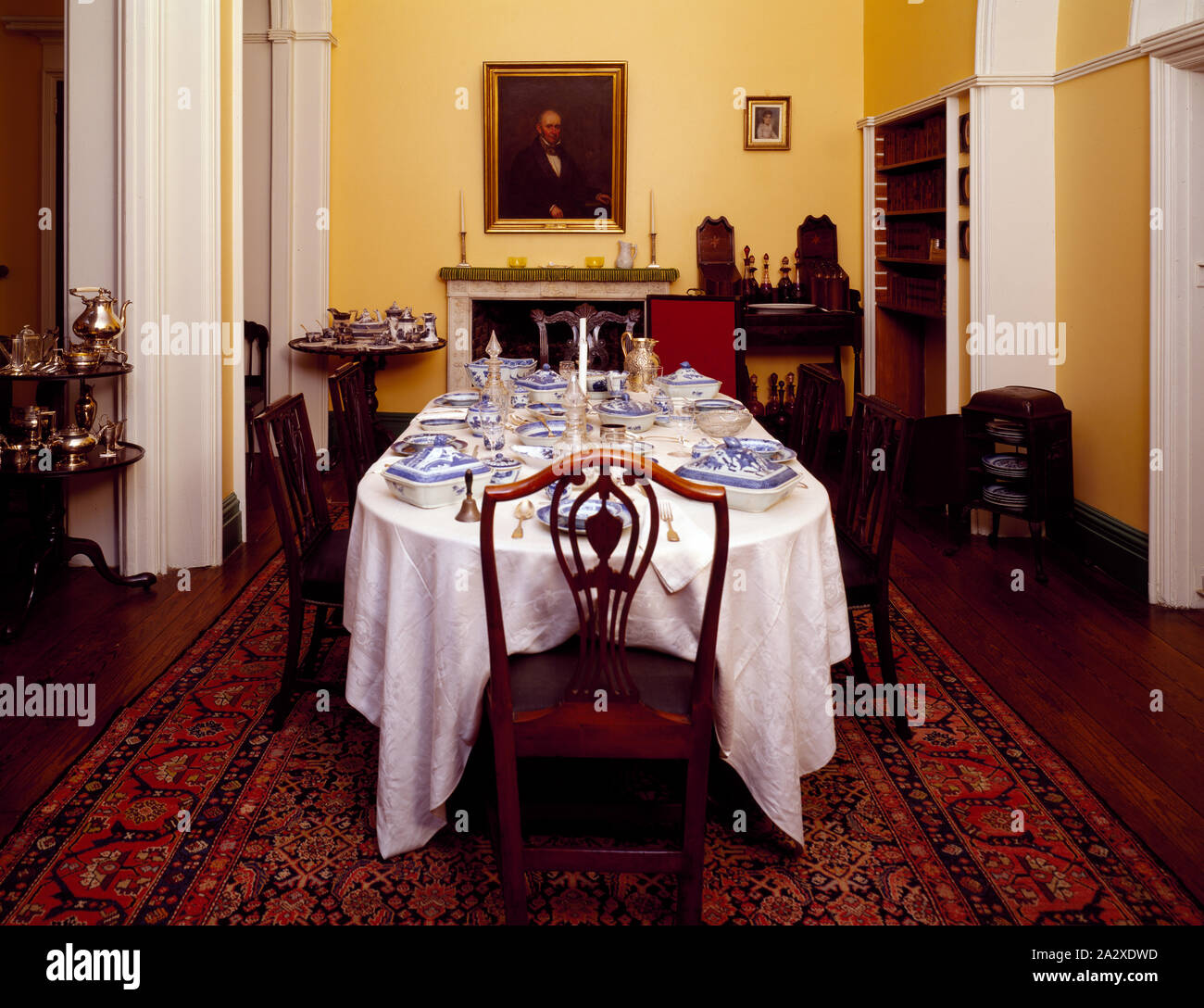 Robert E. Lee home at Arlington Cemetery in Virginia Stock Photo Alamy