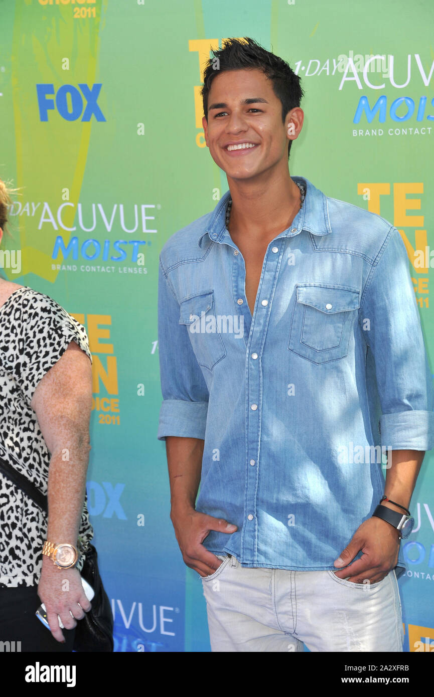 LOS ANGELES, CA. August 07, 2011: Bronson Pelletier at the 2011 Teen Choice Awards at the Gibson Amphitheatre, Universal Studios, Hollywood. © 2011 Paul Smith / Featureflash Stock Photo