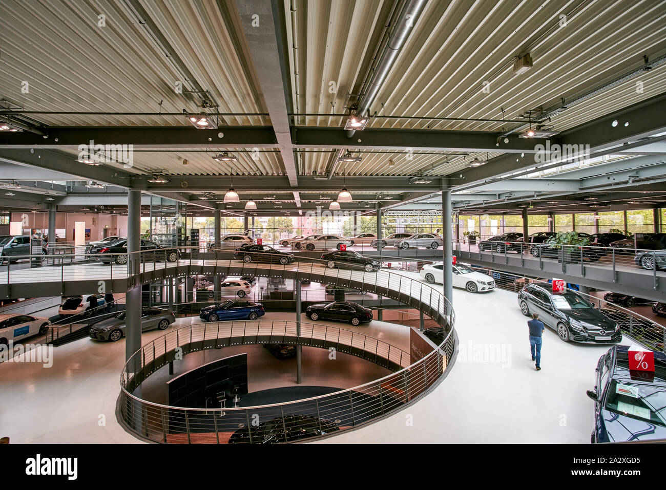 Germany, Dusseldorf July 17, 2019 MercedesBenz Store in Dusseldorf