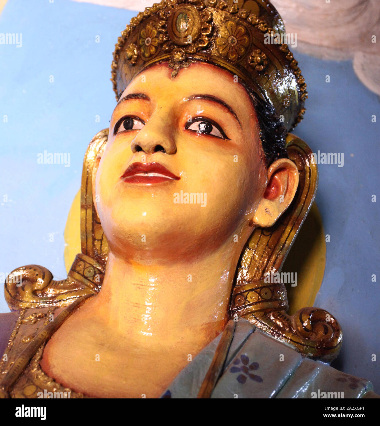 Hindu God Statue with carvings on it Stock Photo Alamy