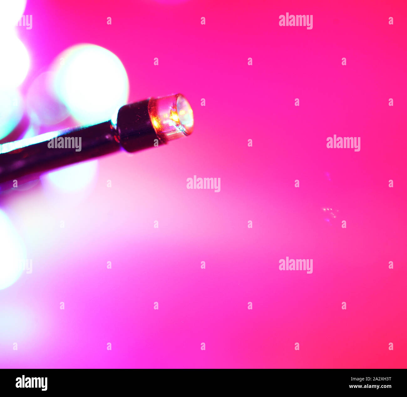 Close up of blinking LED bulbs Stock Photo Alamy