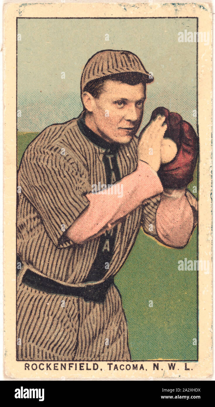 Rockenfield, Team, baseball card portrait Stock Photo Alamy