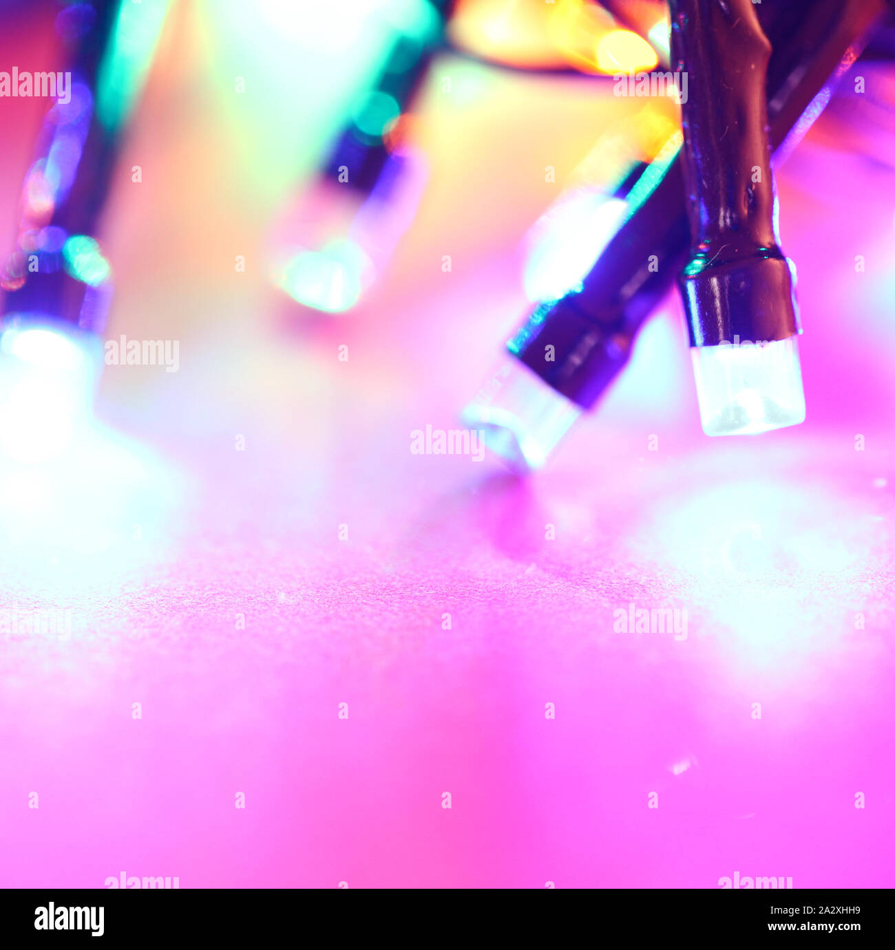 Close up of blinking LED bulbs Stock Photo Alamy