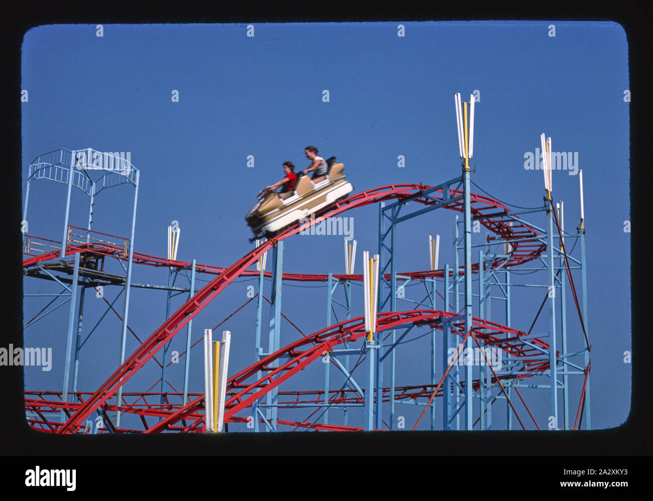 Roller coaster car, Atlantic City, New Jersey Stock Photo Alamy
