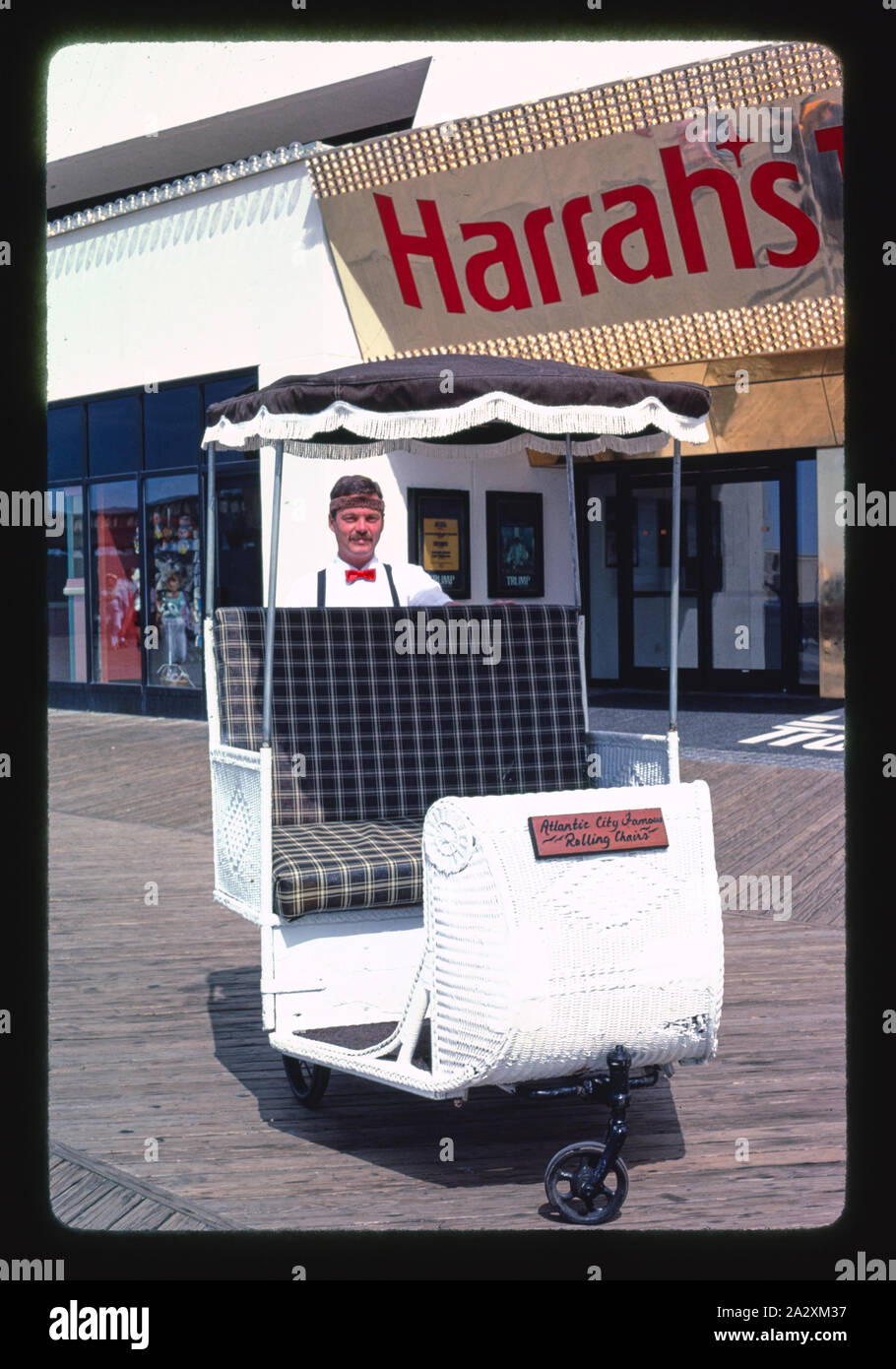 Rolling chair, Atlantic City, New Jersey Stock Photo Alamy