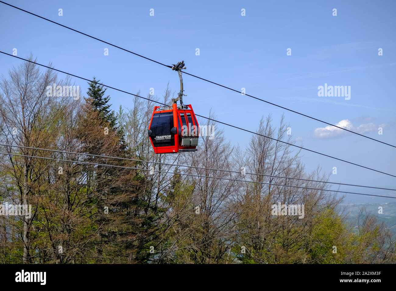 Maribor Slovenia May 2 2019 Red Cabins Of The Pohorska