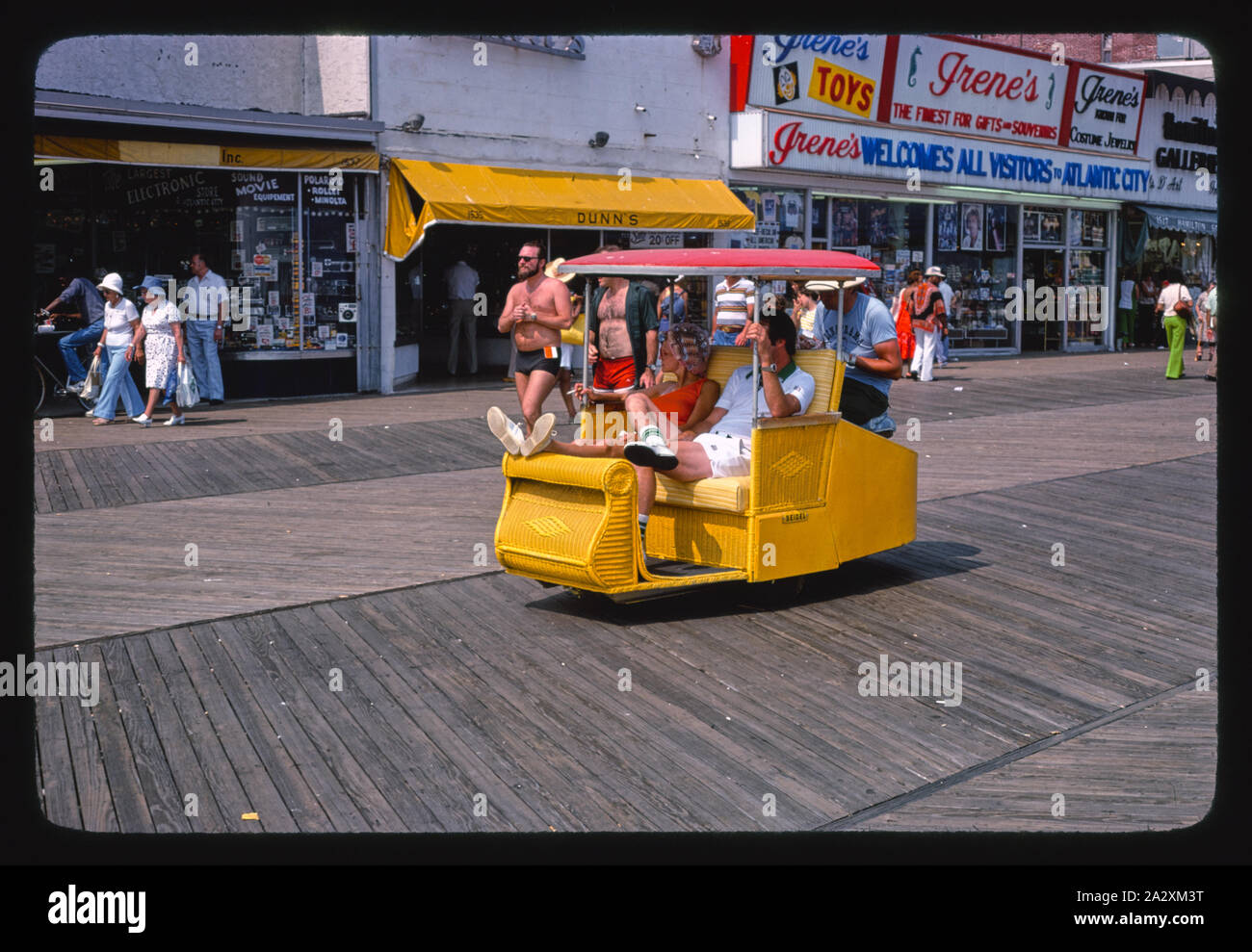 Rolling chair, Atlantic City, New Jersey Stock Photo Alamy