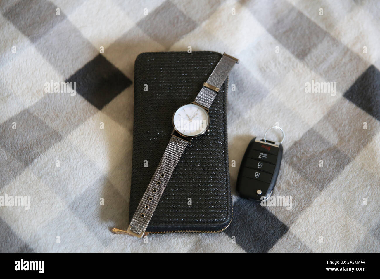 Car key watch wallet hi-res stock photography and images - Alamy