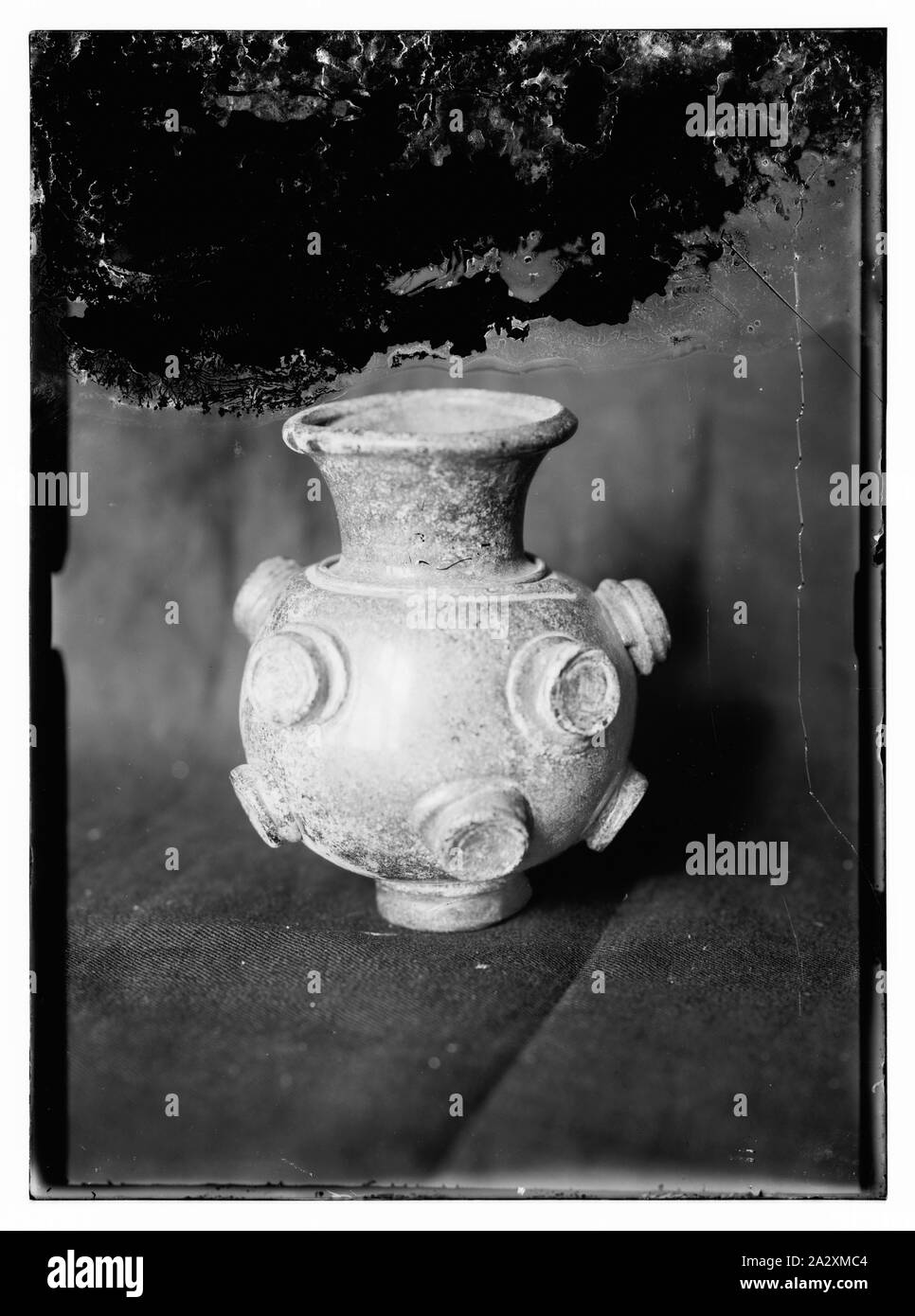 Roman glass. Copies of valuable Roman glass Stock Photo