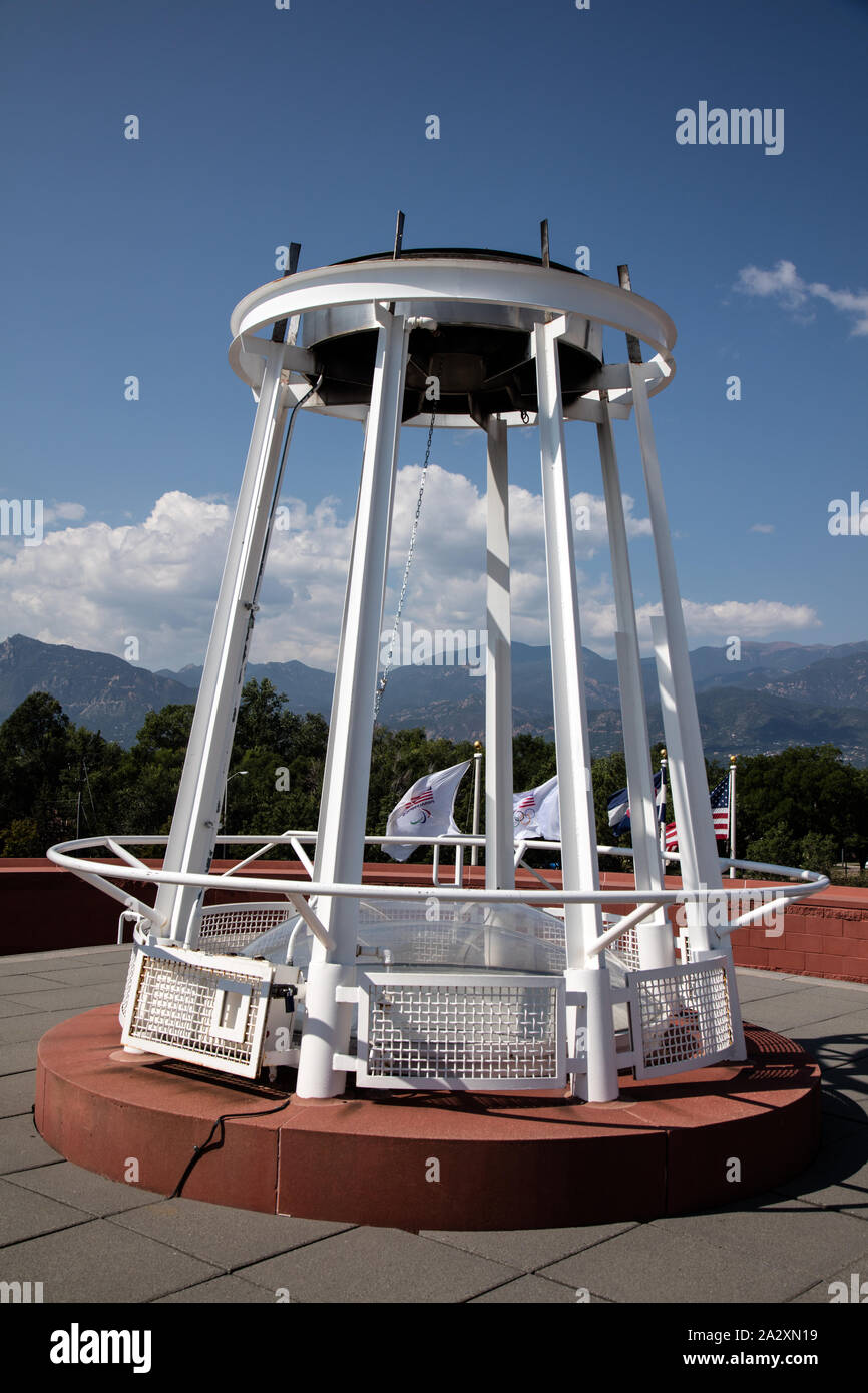 Rooftop structure at the U.S. Olympic Training Center in Colorado