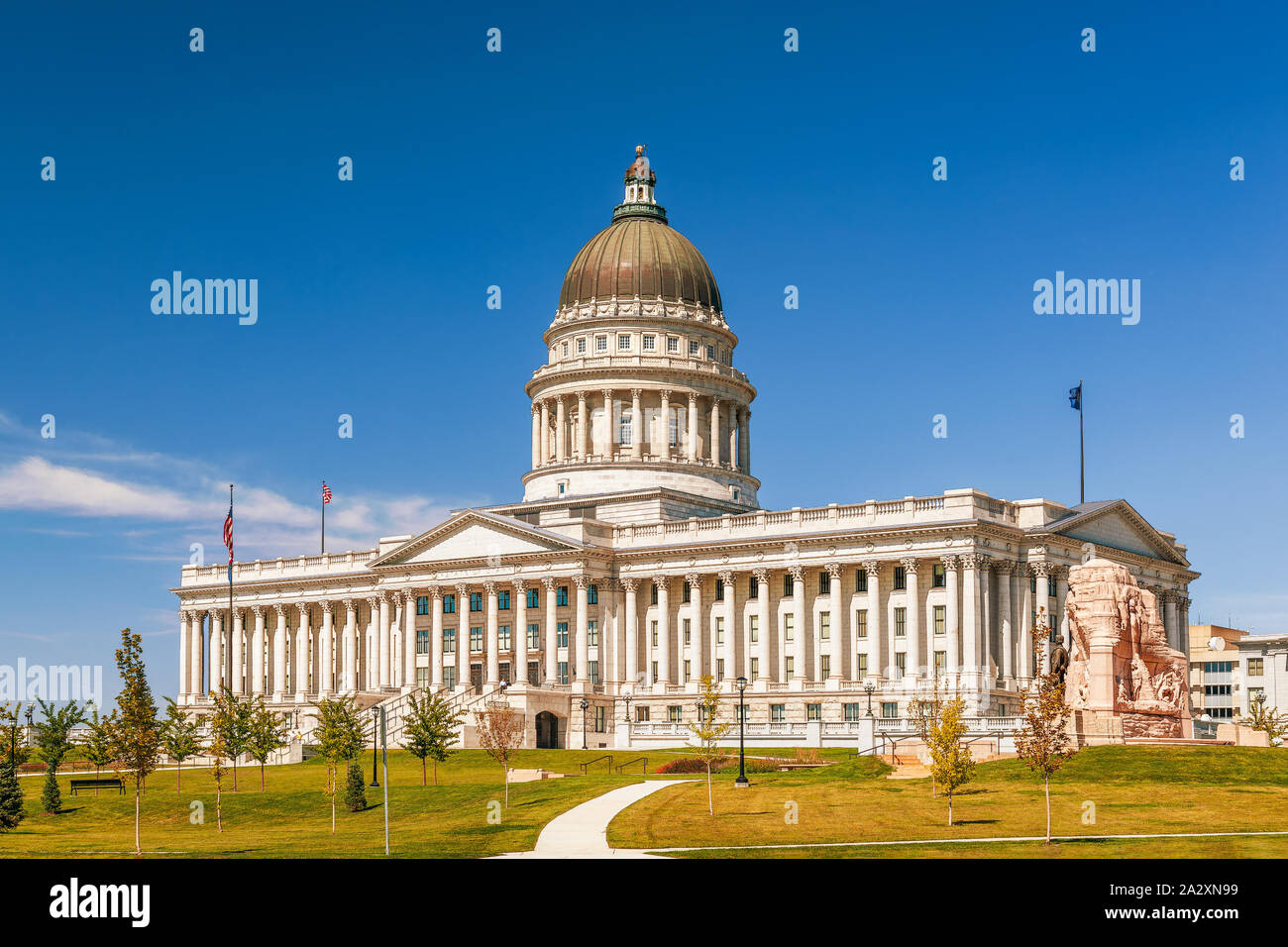 Utah State Capitol. Salt Lake City. Utah. USA Stock Photo