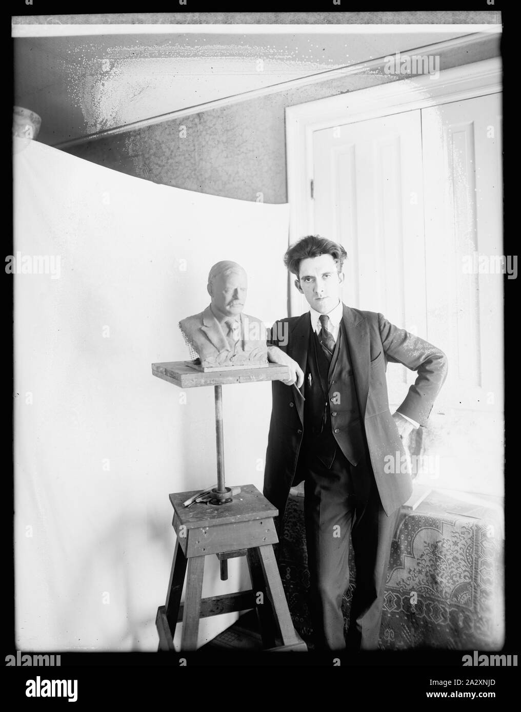 Portrait of franklin d roosevelt Black and White Stock Photos & Images ...