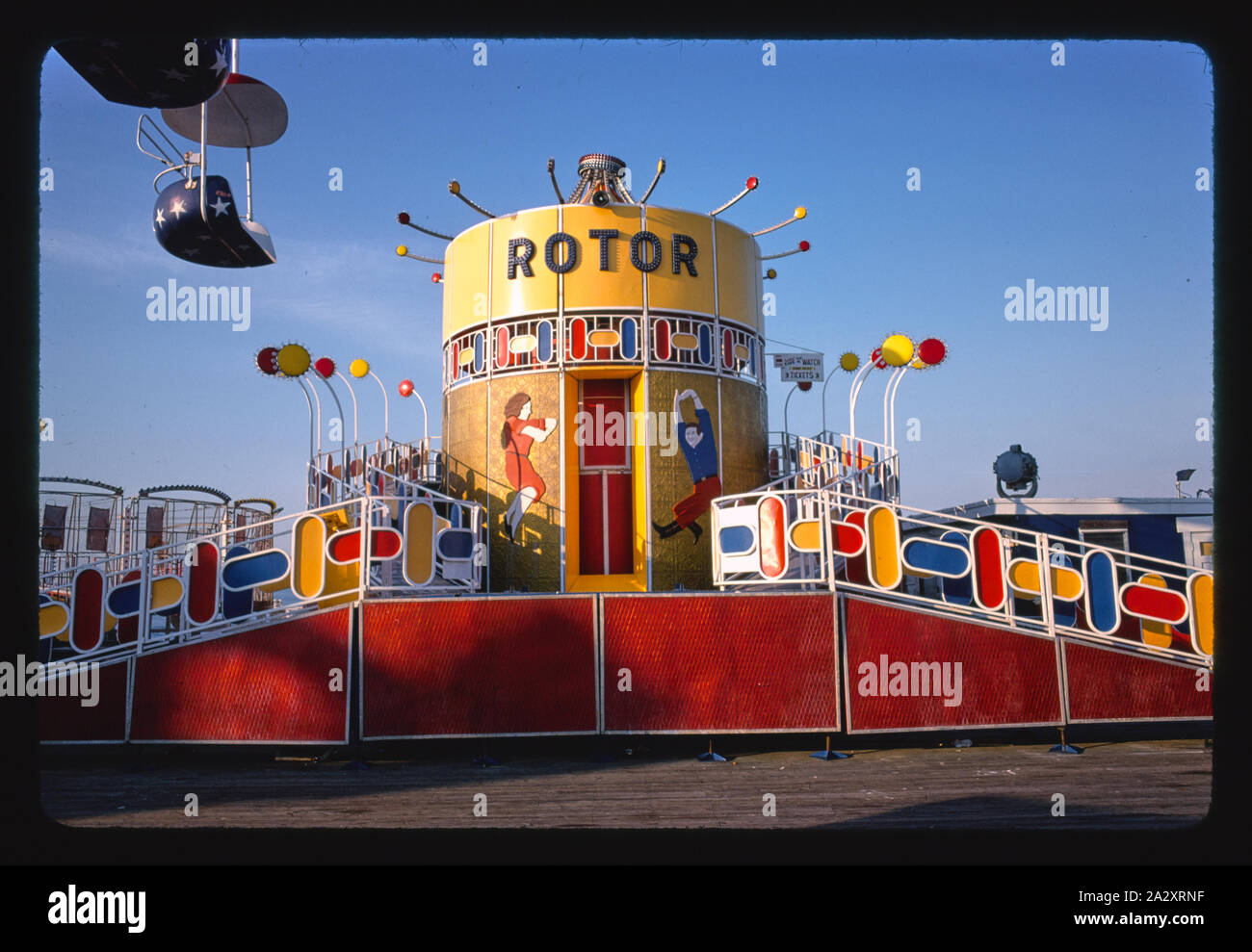 Rotor ride, Seaside Heights, New Jersey Stock Photo