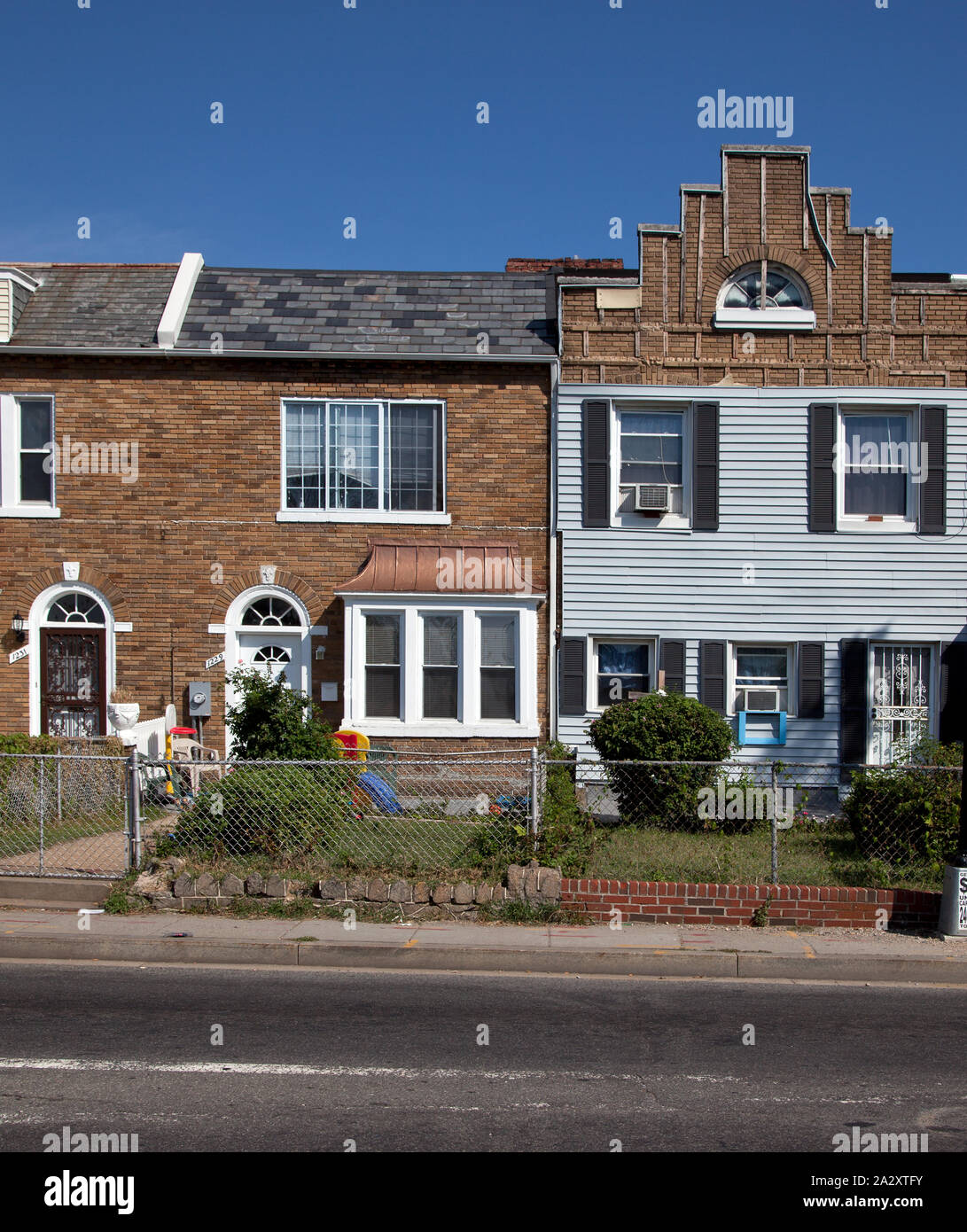 Row houses in NE, Washington, D.C Stock Photo Alamy